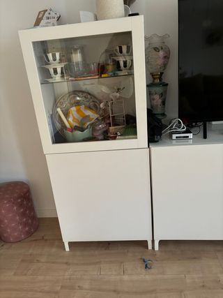 Vitrina Besta Ikea Blanca