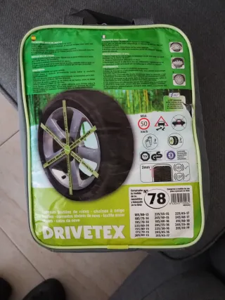 Cadenas textiles para nieve DRIVETEX Talla 78