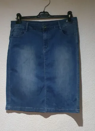 Falda vaquera azul
