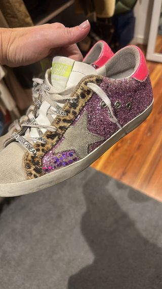 Golden Goose Talla 37 Beige/Rosa