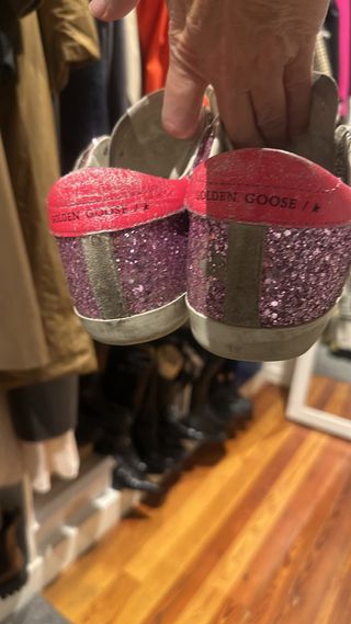 Golden Goose Talla 37 Beige/Rosa