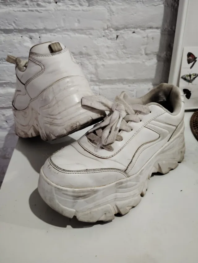 Zapatillas blancas plataforma