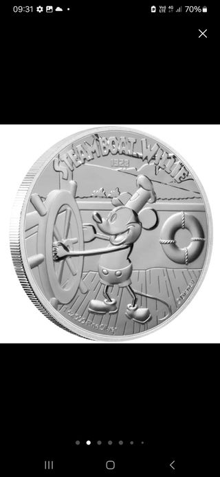 Moneda de mickey para david e 