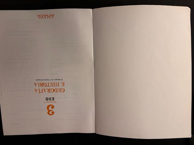 Libro Geografía e Historia 3 ESO Anaya