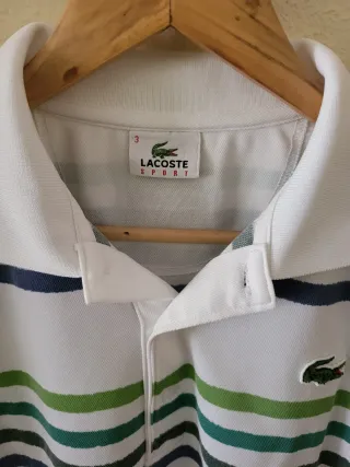 Polo Lacoste Sport Rayas Talla 3