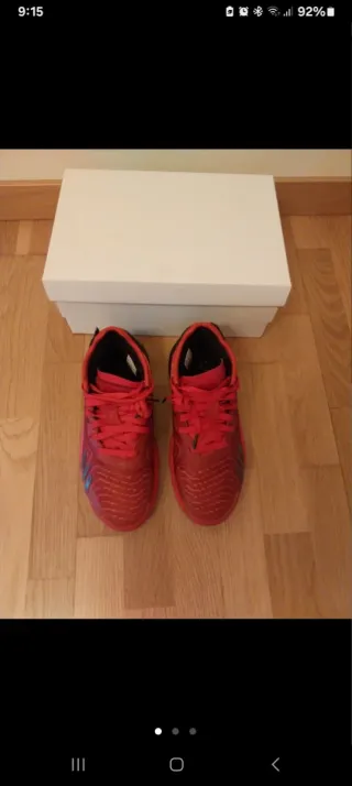 Adidas Zapatillas Baloncesto Rojas y Negras
