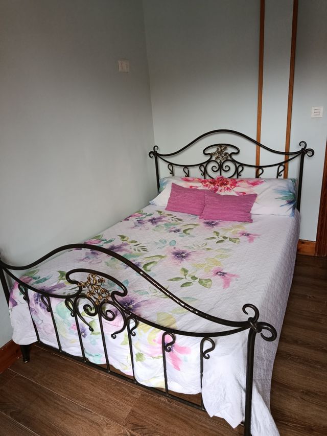 Cama de forja 135x185 cm