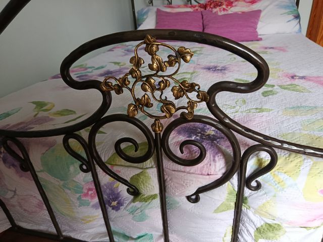 Cama de forja 135x185 cm