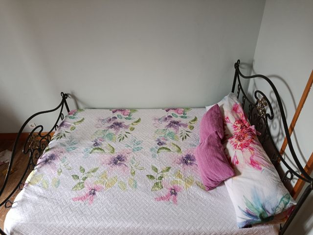 Cama de forja 135x185 cm