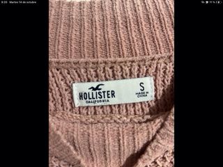 Jersey rosa Hollister Co. Talla S
