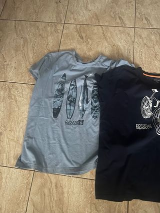 2 Camisetas Capitán Tapioca (Negra y Azul)