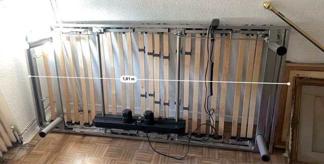 Cama articulada eléctrica con colchón