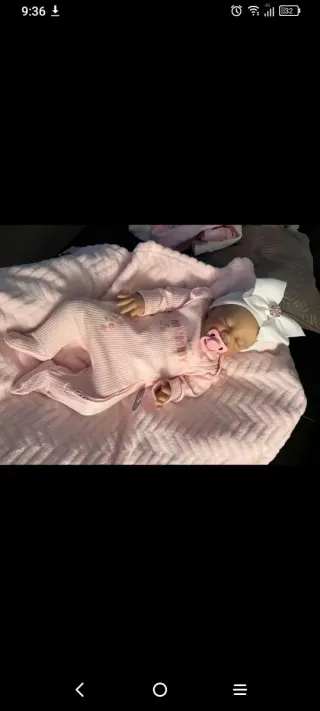 Muñeca Bebé Reborn Rosa