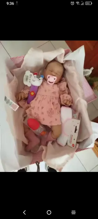 Muñeca Bebé Reborn Rosa