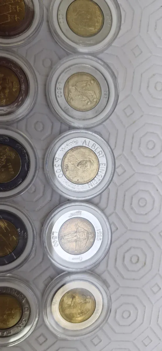 Collezione di 15 monete San Marino da 500 L.