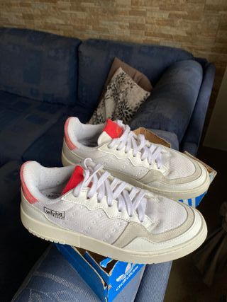Adidas Supercourt Bianche Rosse