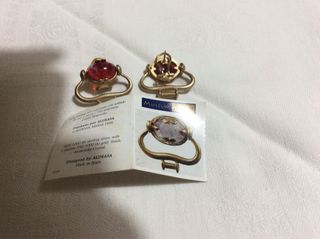 Pendientes Aldeasa Baño Oro 750 Cristal Swarovski