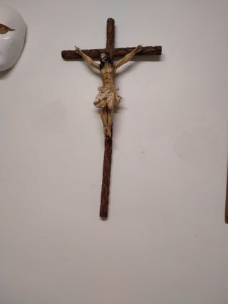 Crucifijo de pared madera