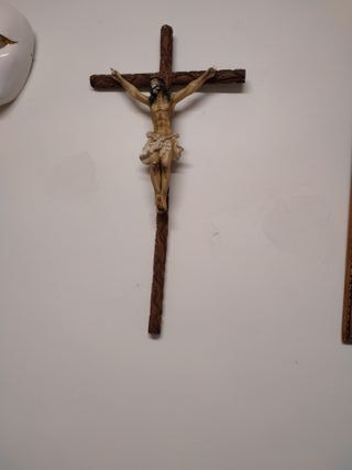 Crucifijo de pared madera