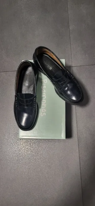 Zapatos niña Pisamondas azul marino