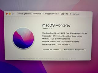 2 Placas Macbook Pro 13 Model A1706 con 4 puertos 