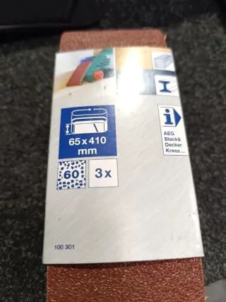 Lijas 65x410 G60 (3 uds)