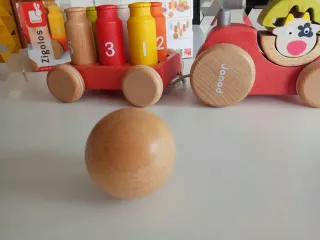 Tractor Janod Zigolos Juego Madera Nuevo