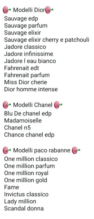 Profumi multibrand. Nuovi.