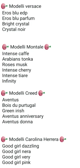 Profumi multibrand. Nuovi.