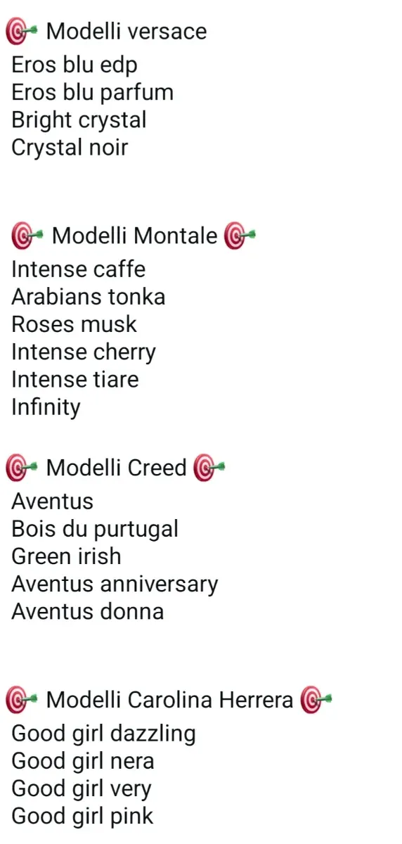 Profumi multibrand. Nuovi.