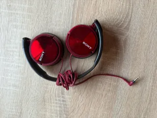 Auriculares Sony Rojos Plegables