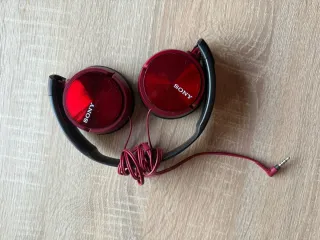 Auriculares Sony Rojos Plegables