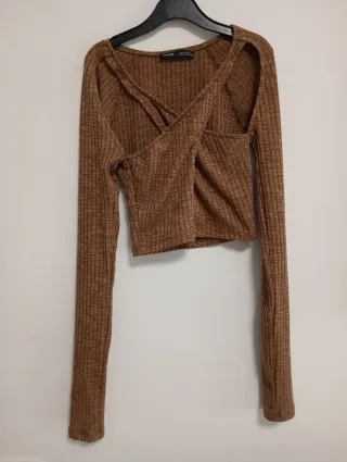 Camiseta Pull&Bear manga larga mujer XS
