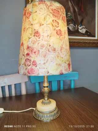 Lámpara Vintage Flores