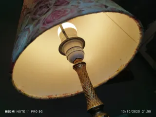 Lámpara Vintage Flores