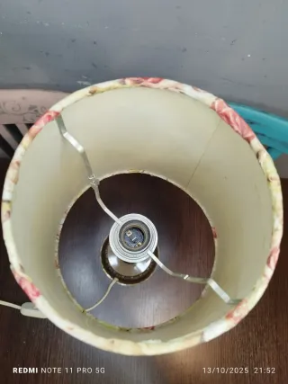 Lámpara Vintage Flores