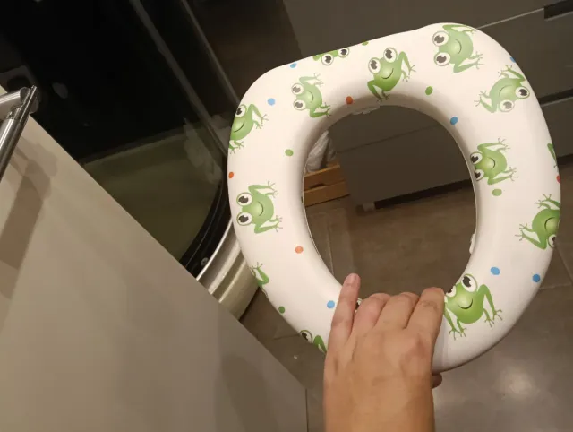 Adaptador WC infantil ranas