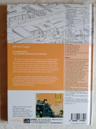 Pack 4 CDs y Cómic Elvis Presley