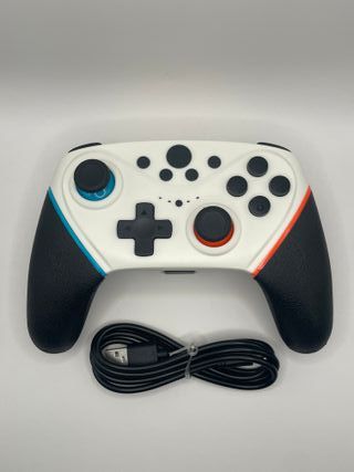 Controller per Nintendo Switch in bianco e nero