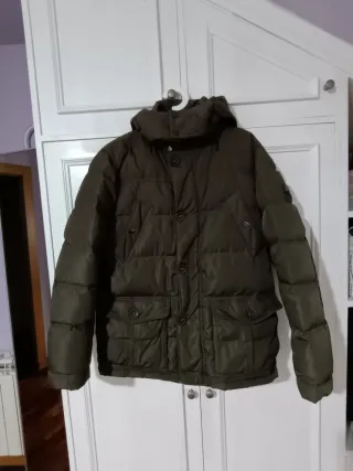 Parka Pedro de Hierro verde militar hombre