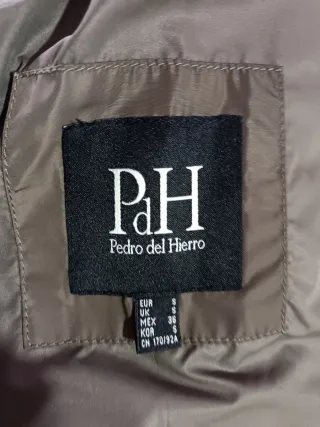 Parka Pedro de Hierro verde militar hombre