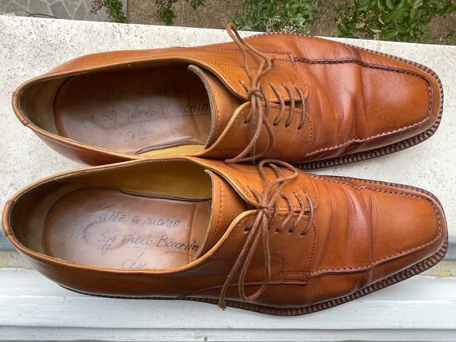Scarpe fatte a mano Fausto Ripani stringate, 44,5