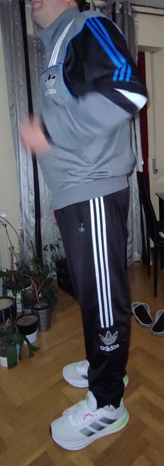 Chándal Adidas Gris y Negro