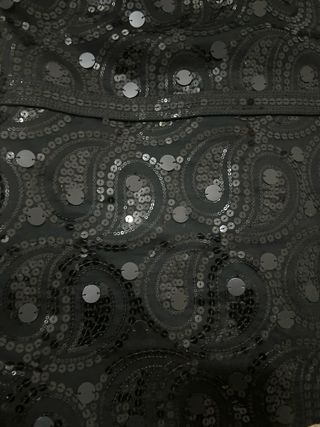 Vestido Negro Lentejuelas.
