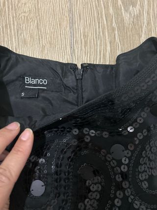 Vestido Negro Lentejuelas.
