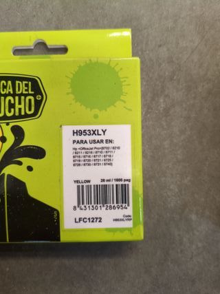 Cartucho Tinta lote HP 953XL Negro
