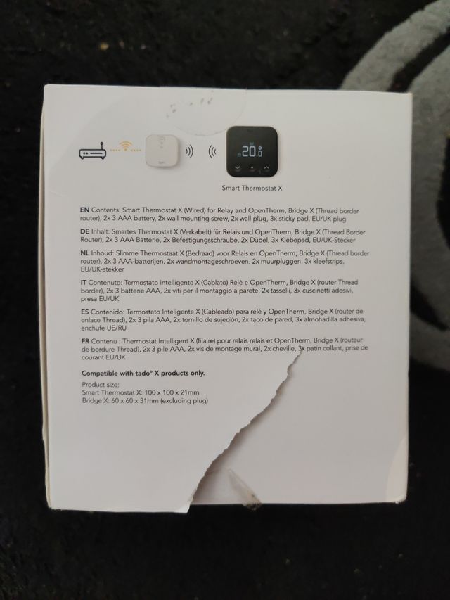 Tado Kit Termostato Inteligente Cableado