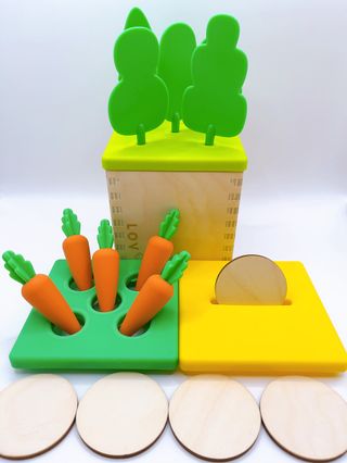 Conjunto de caja de madera El Parlanchín Lovevery