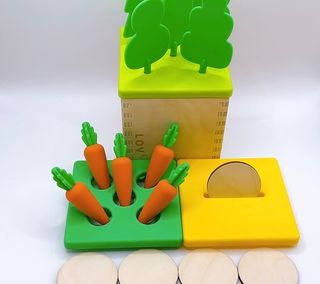 Conjunto de caja de madera El Parlanchín Lovevery
