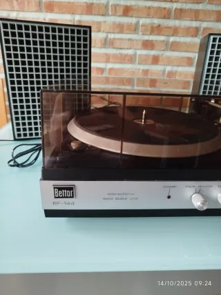 Tocadiscos Bettor EF-144 Dual 1234
